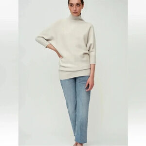 Toteme Cashmere Turtleneck Tunic Long Draped Sweater NWT
